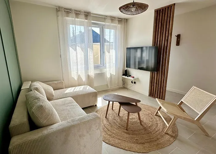 Charmante Maison Avec Terrasse * אנז'ה